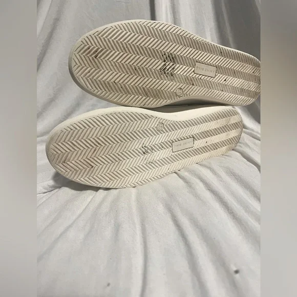 Anine Bing HAYDEN Women's White High-Top Leather Sneakers Sz 9 - Picture 4 of 9